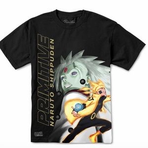 Primitive x Naruto Shippuden Madara Black T-Shirt